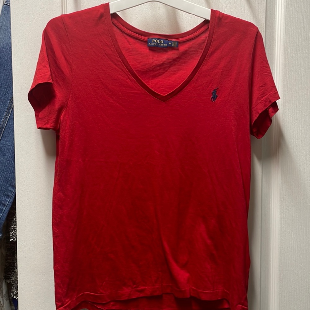 Polo red tee